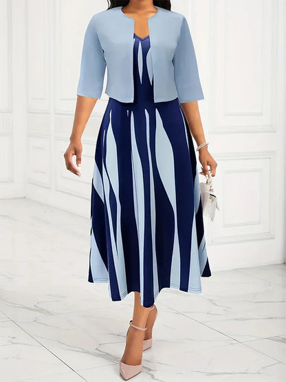 Elegante Maxi Jurk Set voor Vrouw