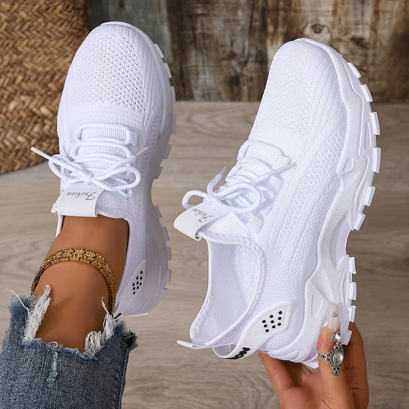 Dames Sneakers Lage Zool Comfortabel Ademend wordt: 
Dames Sneakers Lage Zool Ademend Comfortabele Loopschoenen - StudioMarella