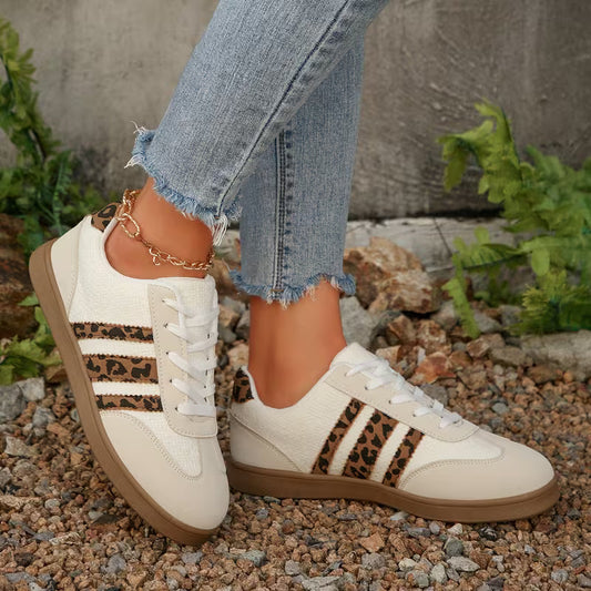 Dames Sneakers Dierenprint Laag Lage Zool Comfortabel - StudioMarella