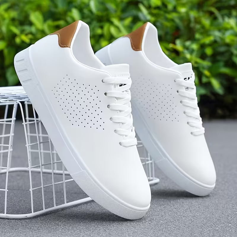 Mannen Skateschoenen Vetersluiting Perforatie Sportief Design - StudioMarella