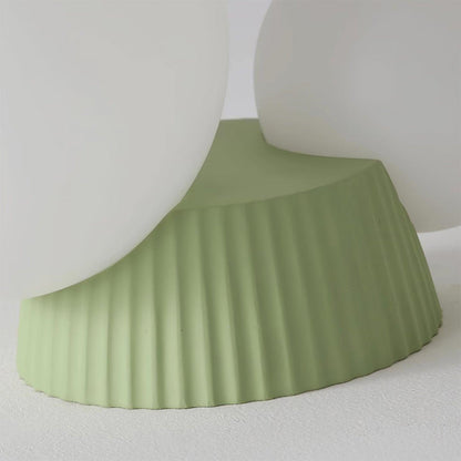 Hanglamp Plafond 2 Lichtbollen Resin Groen Woonkamer Slaapkamer Hal Bollamp Modern Design