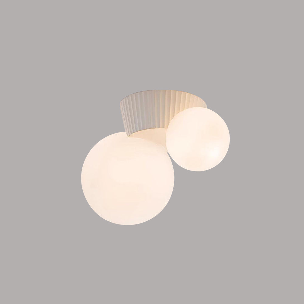 Hanglamp Plafond 2 Lichtbollen Resin Groen Woonkamer Slaapkamer Hal Bollamp Modern Design