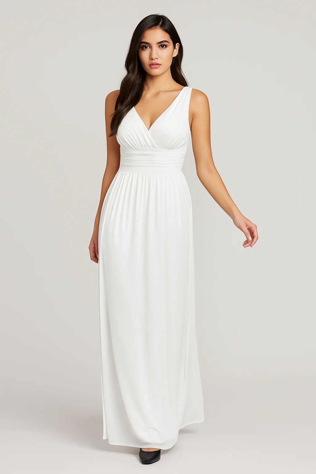 Elegante Maxi Jurk Dames Mouwloos Gala Stijl - StudioMarella