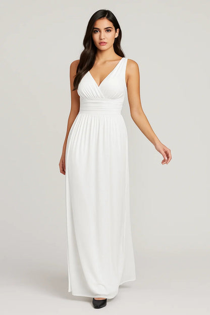 Elegante Maxi Jurk Dames Mouwloos Gala Stijl - StudioMarella