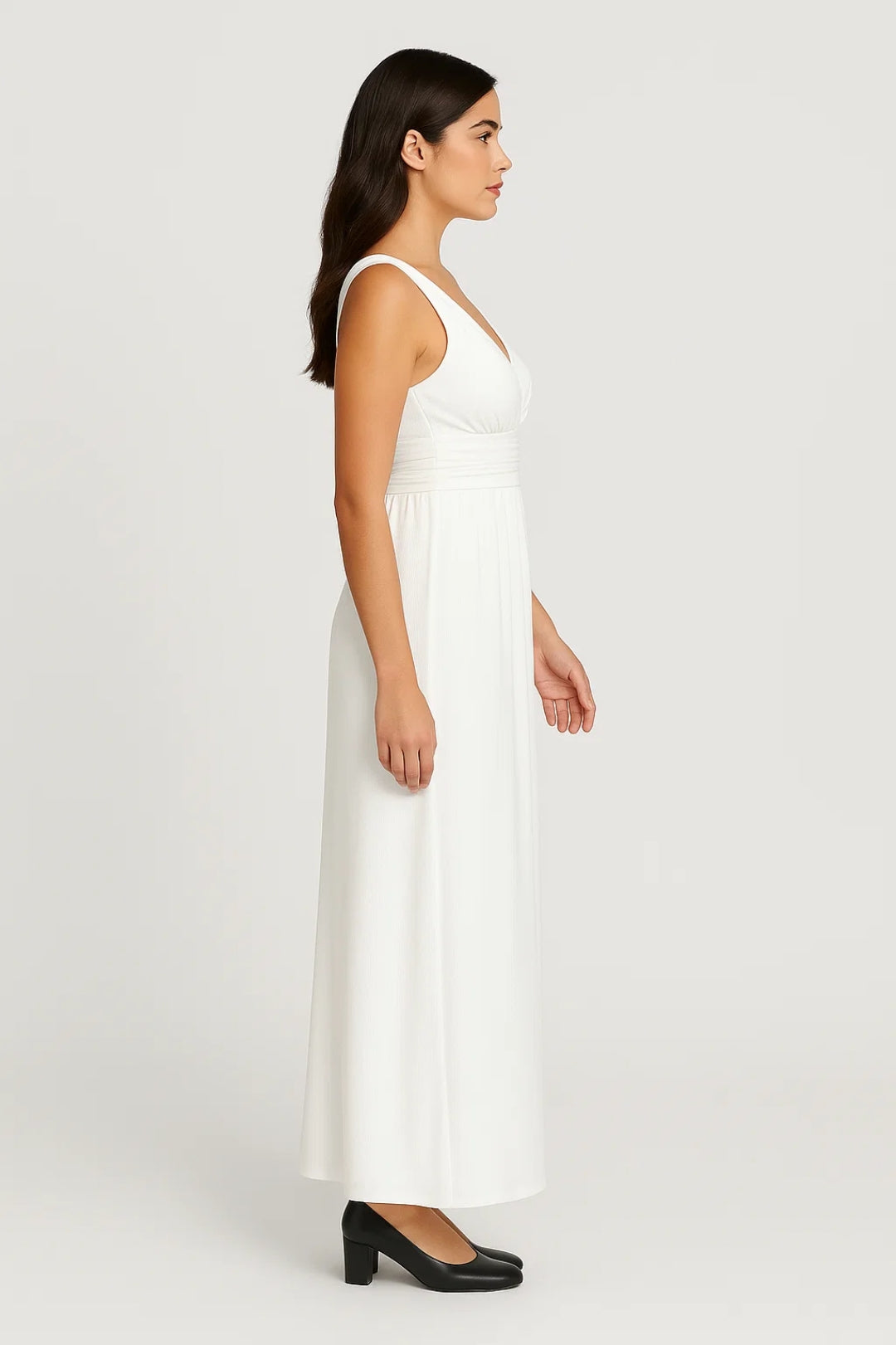 Elegante Maxi Jurk Dames Mouwloos Gala Stijl