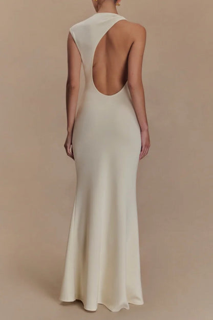 Maxi Jurk voor Dames Mouwloos Elegante Zomerjurk Gala