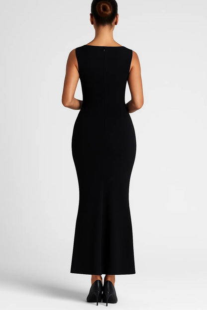 Jurk Dames Maxi Elegant met Brede Bandjes