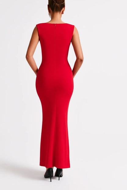 Jurk Dames Maxi Elegant met Brede Bandjes