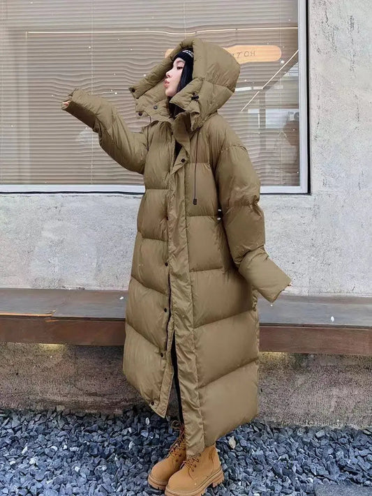 Damesjas Winter Gewatteerd Winddicht met Capuchon Comfortabel - StudioMarella