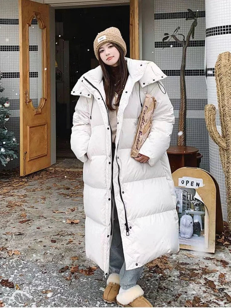 Damesjas Winter Gewatteerd Winddicht met Capuchon Comfortabel