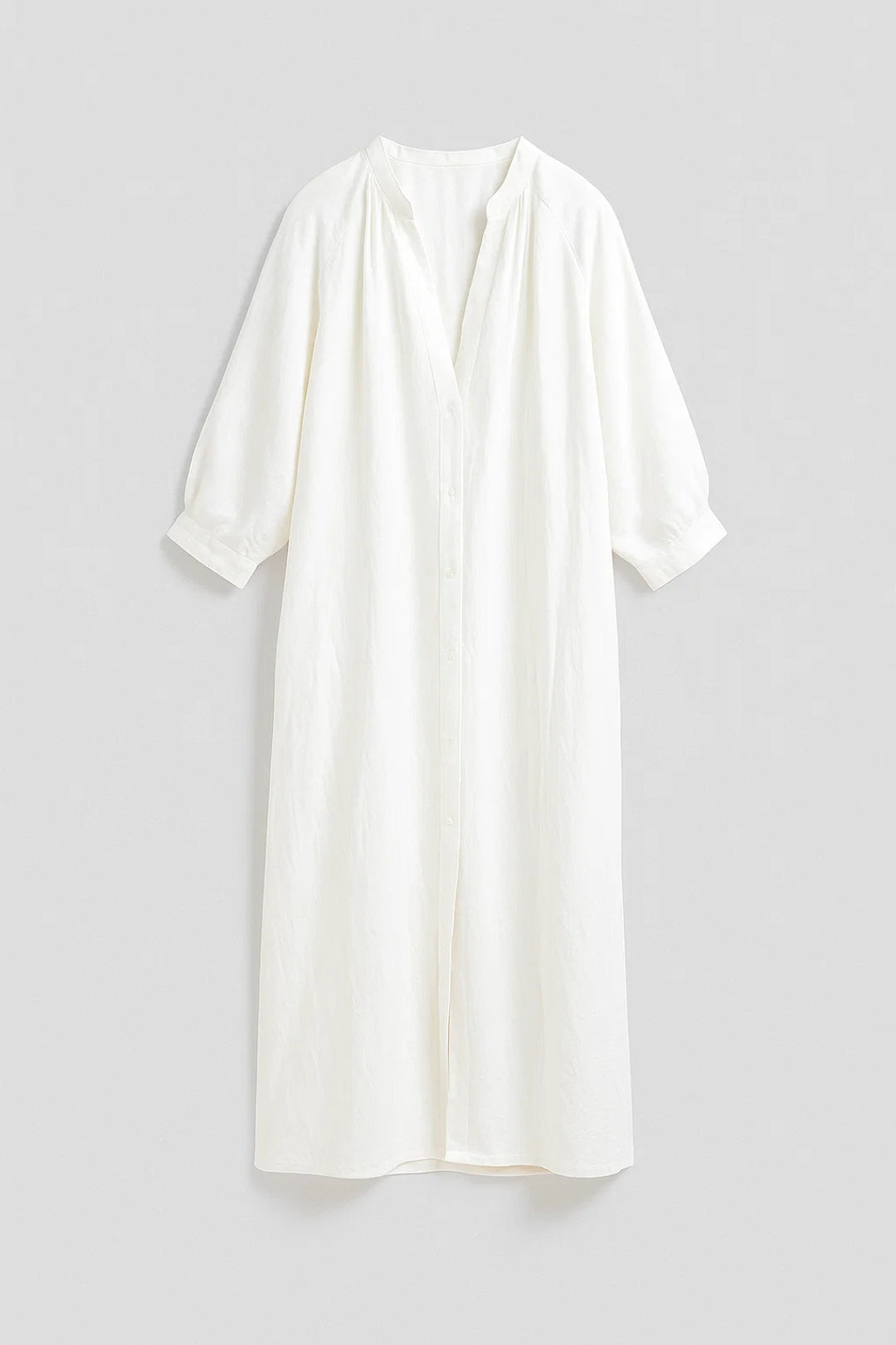 Dames Maxi Jurk Oversized met Knoopsluiting Casual Stijl - StudioMarella