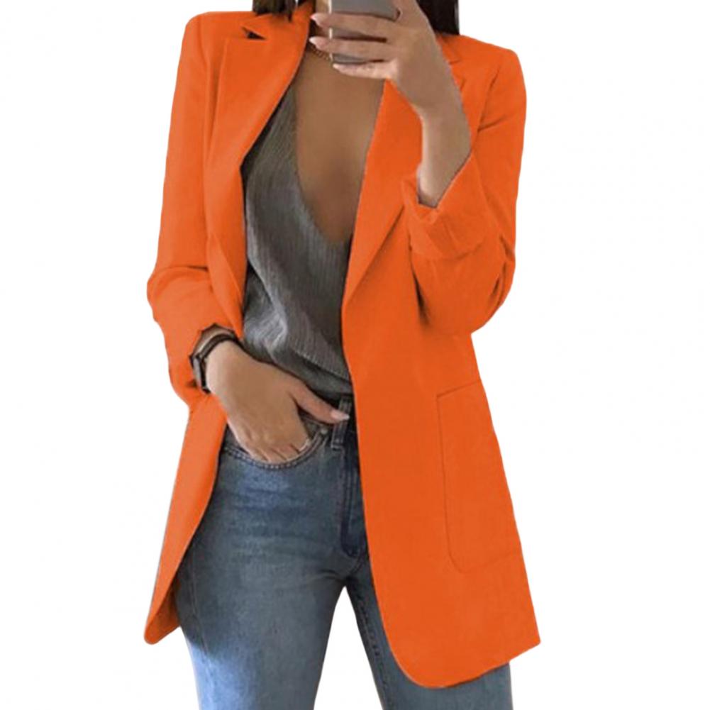 Dames Blazer Lang Model Elegant en Comfortabel
