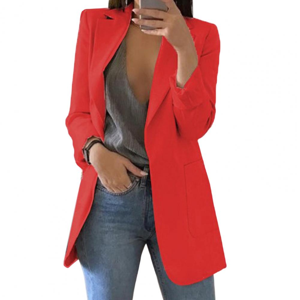 Damesblazer Lang Model Elegante Stijl