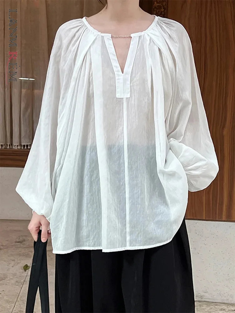 Zomer Blouse Tropisch Vlinder Print Licht en Vrouwelijk - StudioMarella