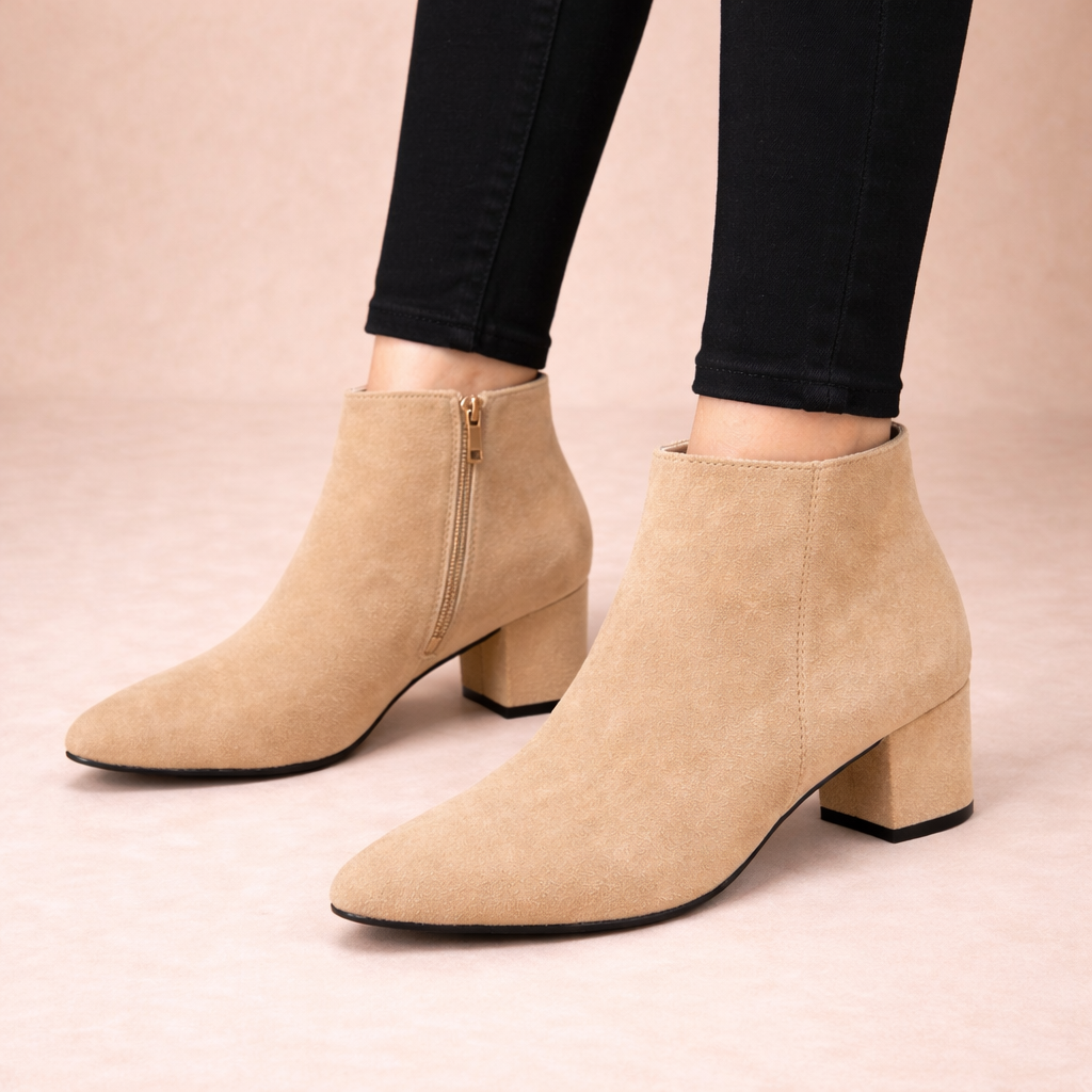Elegante Dames Chelsea Laarzen Comfortabel Leer