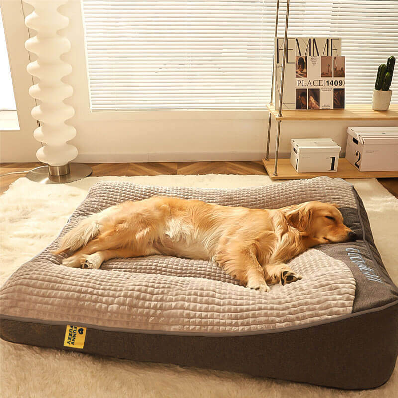 Hondenkussen Orthopedisch XL Ruggenbescherming Krabbestendig Dik Wasbaar Hondenmand Groot Comfort Ligbed