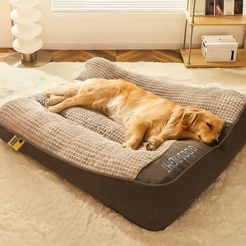 Hondenkussen Orthopedisch XL Ruggenbescherming Krabbestendig Dik Wasbaar Hondenmand Groot Comfort Ligbed