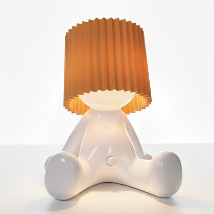 Zittende LED Tafellamp met Accu – Draadloos in 8 Kleuren