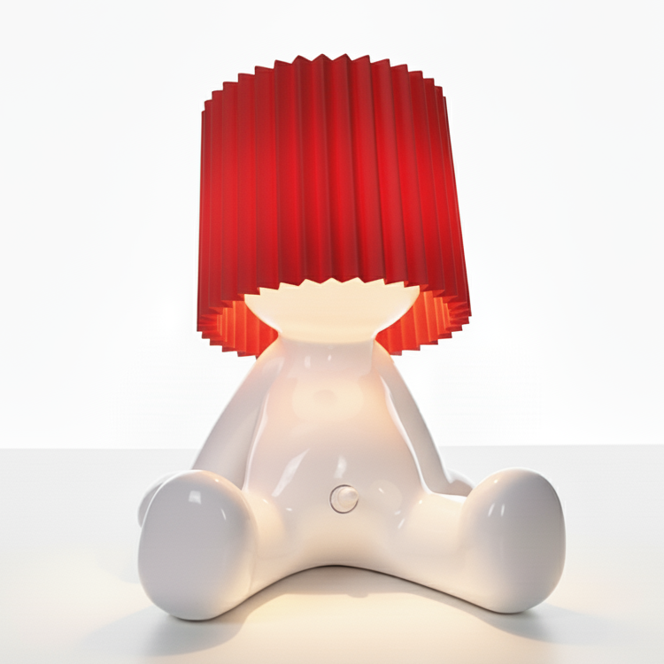 Zittende LED Tafellamp met Accu – Draadloos in 8 Kleuren