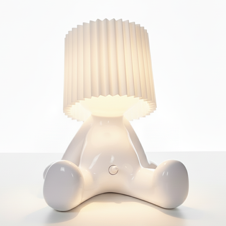 Zittende LED Tafellamp met Accu – Draadloos in 8 Kleuren