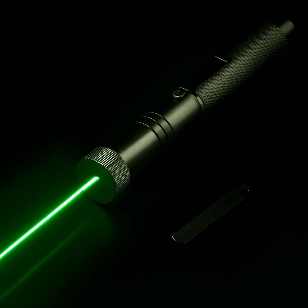 Laserpen 10000m Bereik USB Oplaadbaar Metaal Instelbare Focus Rood Groen