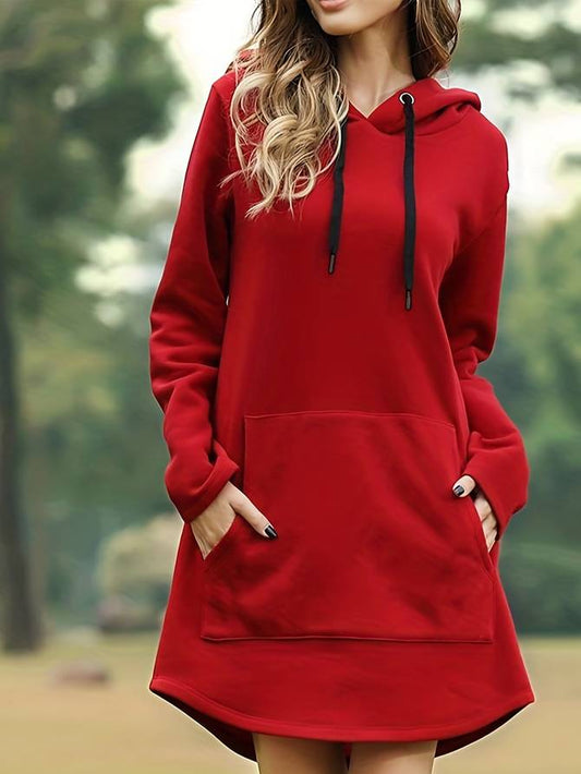 Damesjas Casual Met Kap en Lange Mouwen - StudioMarella