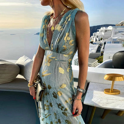 Laura | Lange Maxi Jurk Elegante Stijl