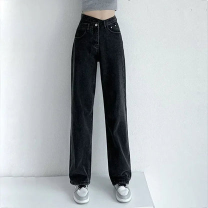 Wijd Jeans voor Vrouw Relax Fit