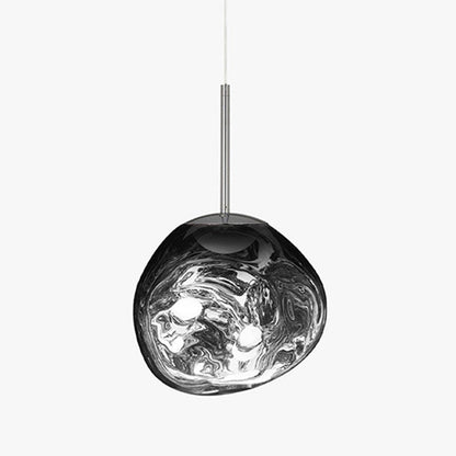 Lavadruppel Hanglamp – Geblazen Glas met Warme Gloed – 4 Maten & 4 Tinten – Modern Artistiek Lichtspel