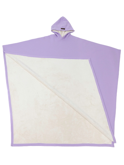Fleece Poncho Warm en Zacht met Capuchon Luxe Kwaliteit