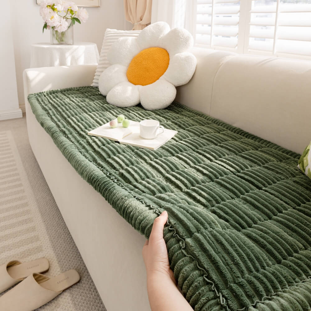 Waterdichte Antislip Bankhoes Ademend Flanel 50×50 cm tot 90×210 cm Bankbeschermer Woonkamer Meubelbescherming