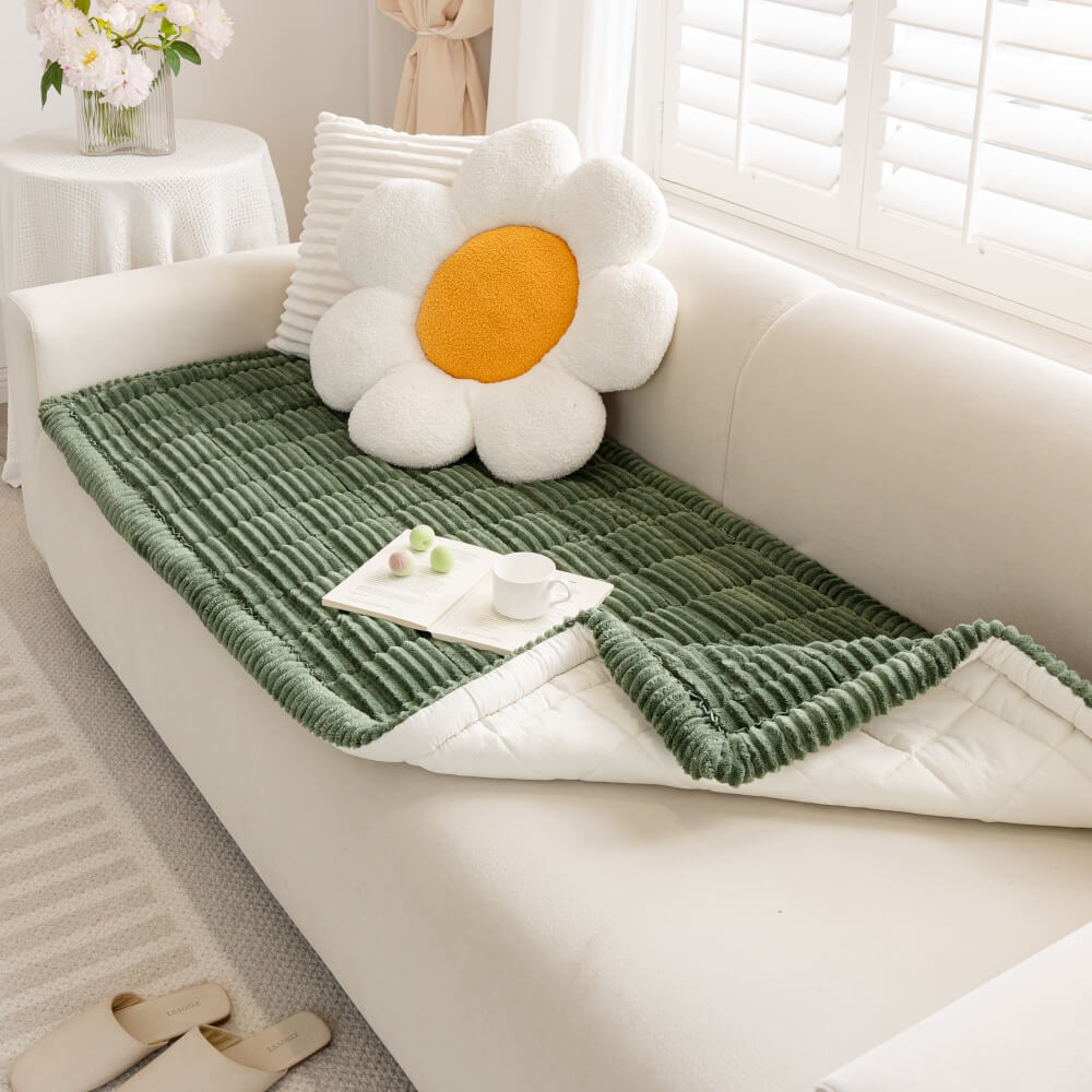 Waterdichte Antislip Bankhoes Ademend Flanel 50×50 cm tot 90×210 cm Bankbeschermer Woonkamer Meubelbescherming