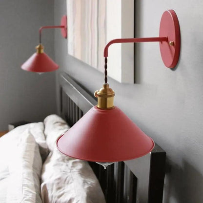 Vintage Wandlamp met Geplateerd Metaalafwerking – Elegant Lichtarmatuur in 7 Kleuren