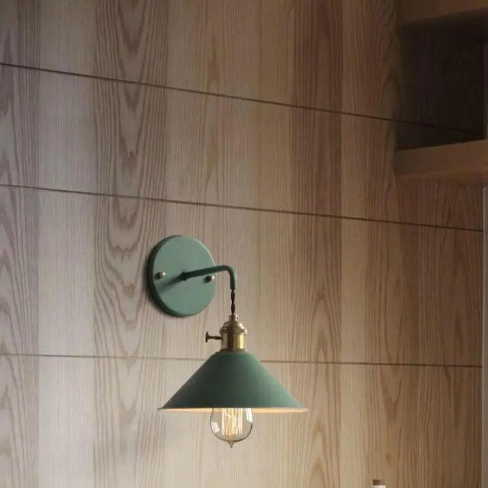 Vintage Wandlamp met Geplateerd Metaalafwerking – Elegant Lichtarmatuur in 7 Kleuren
