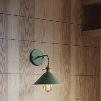Vintage Wandlamp met Geplateerd Metaalafwerking – Elegant Lichtarmatuur in 7 Kleuren