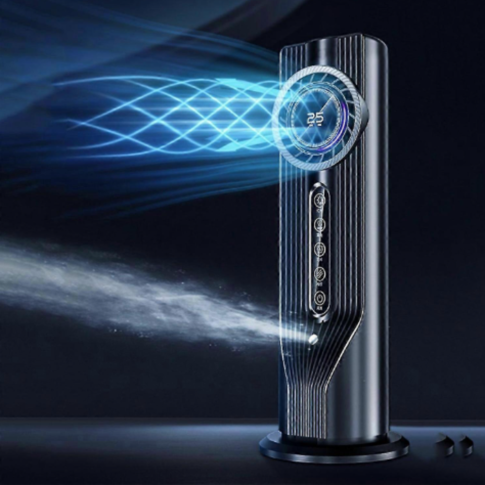 Stille USB Torenventilator met Watertank 6 Standen Timer Ideaal voor Slaapkamer