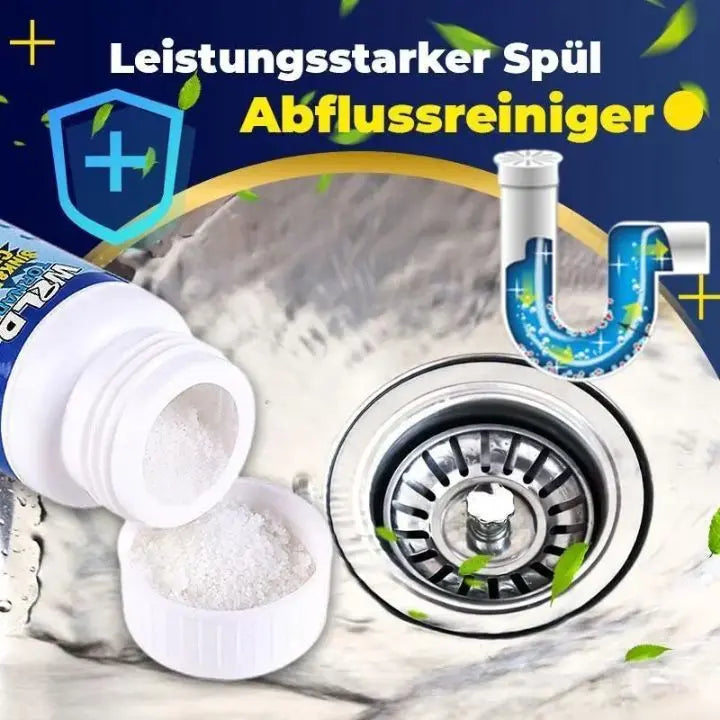 Afvoerblokkade Reiniger Gel 110g Wit Enzymatisch – Lost Haar en Vet Op Natuurlijk Basis – Voor Gootsteen, Douche en WC Afvoer