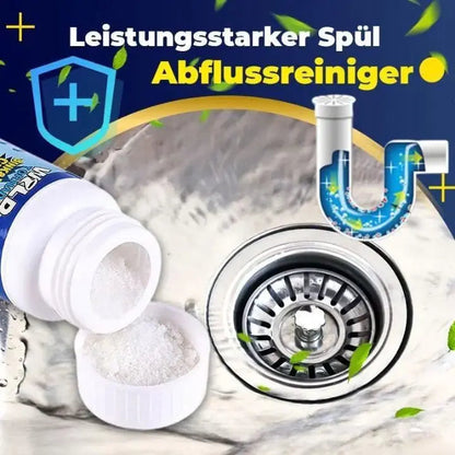 Afvoerblokkade Reiniger Gel 110g Wit Enzymatisch – Lost Haar en Vet Op Natuurlijk Basis – Voor Gootsteen, Douche en WC Afvoer