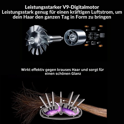 Haarstyler 5-in-1 1000W Ionen-Technologie Multifunctioneel Föhnen Stylen Krullen