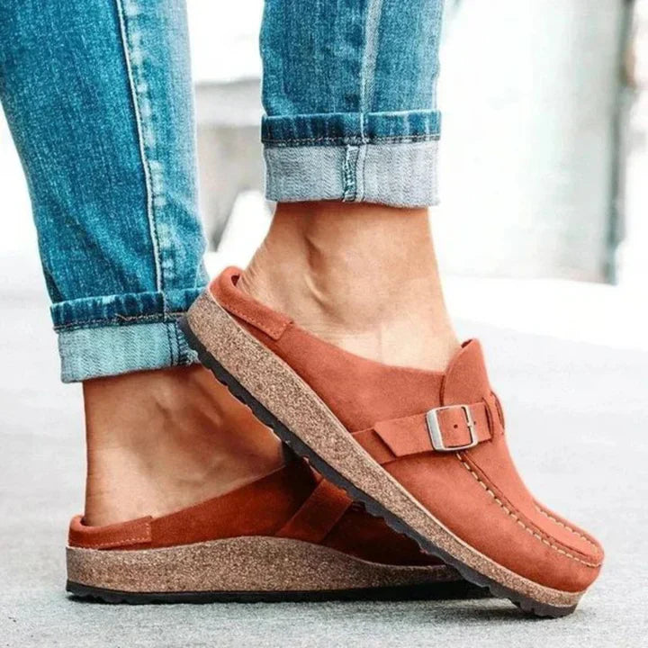 Lella Moccasin Sandalen Leer Bruin