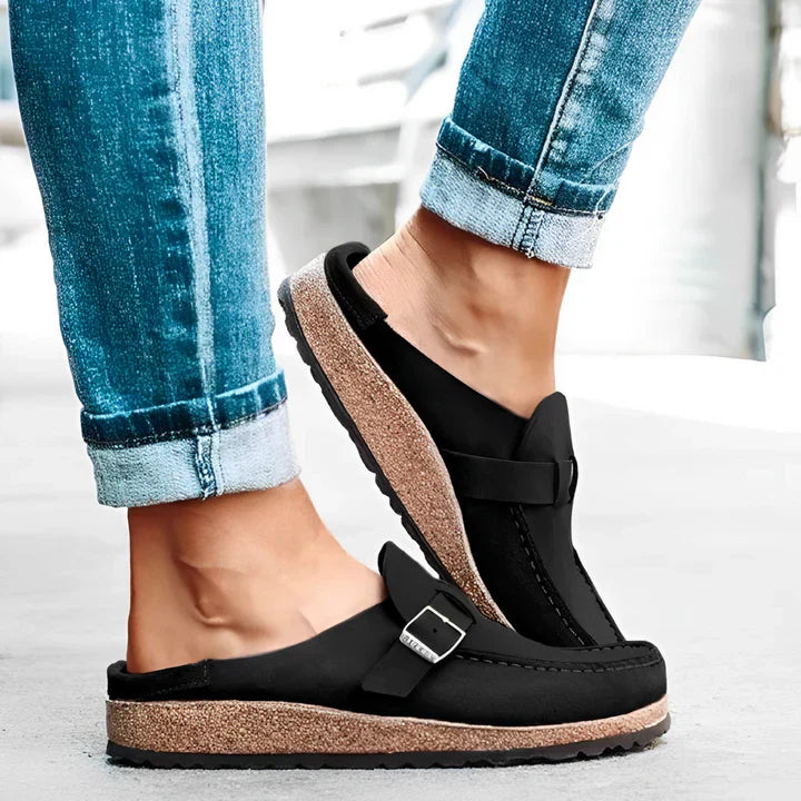 Lella Moccasin Sandalen Leer Bruin
