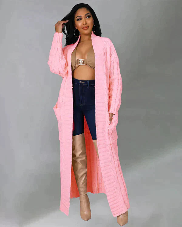 Vest met V-hals Lange Casual Stijl