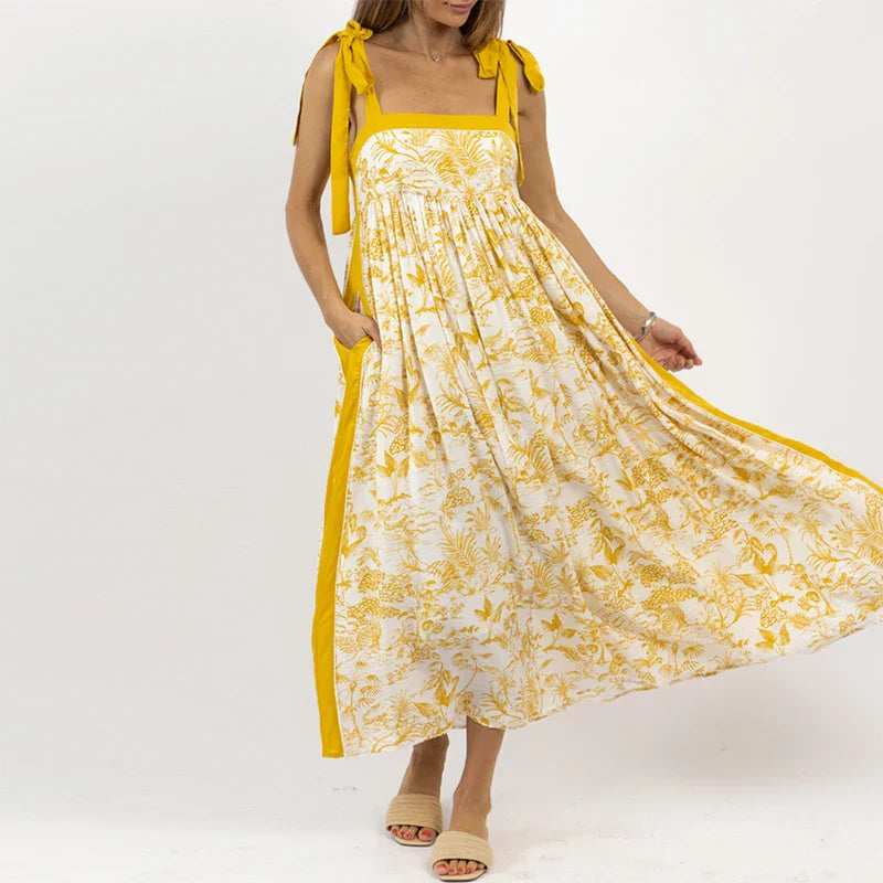 Zomerjurk Bloemenprint Vrouwenjurk Aloha Stijl