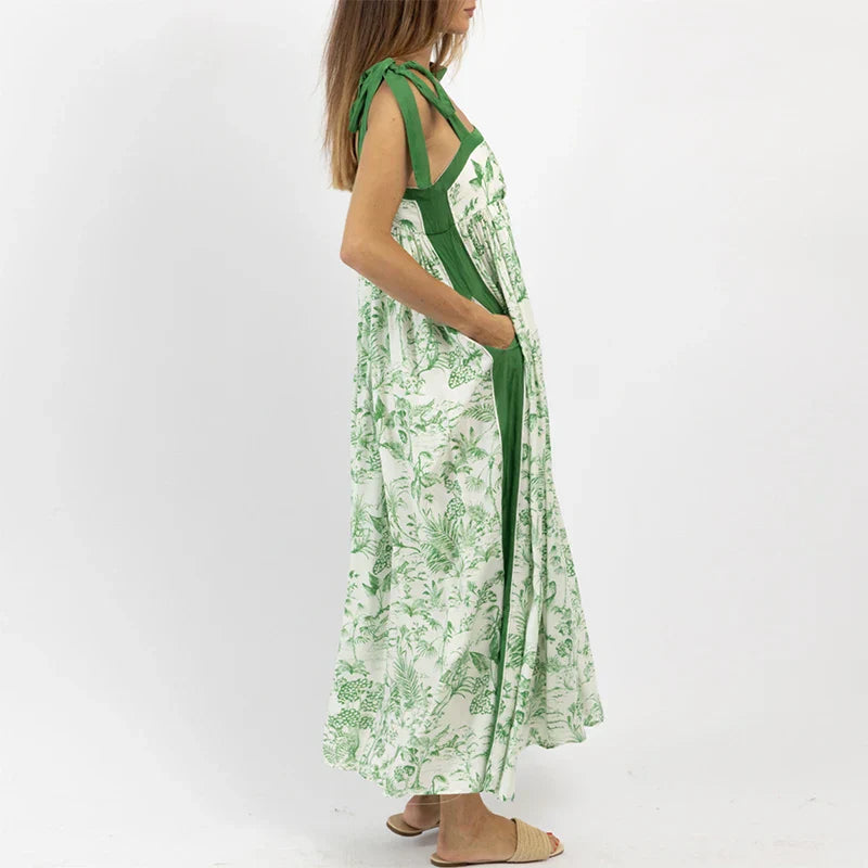Zomerjurk Bloemenprint Vrouwenjurk Aloha Stijl