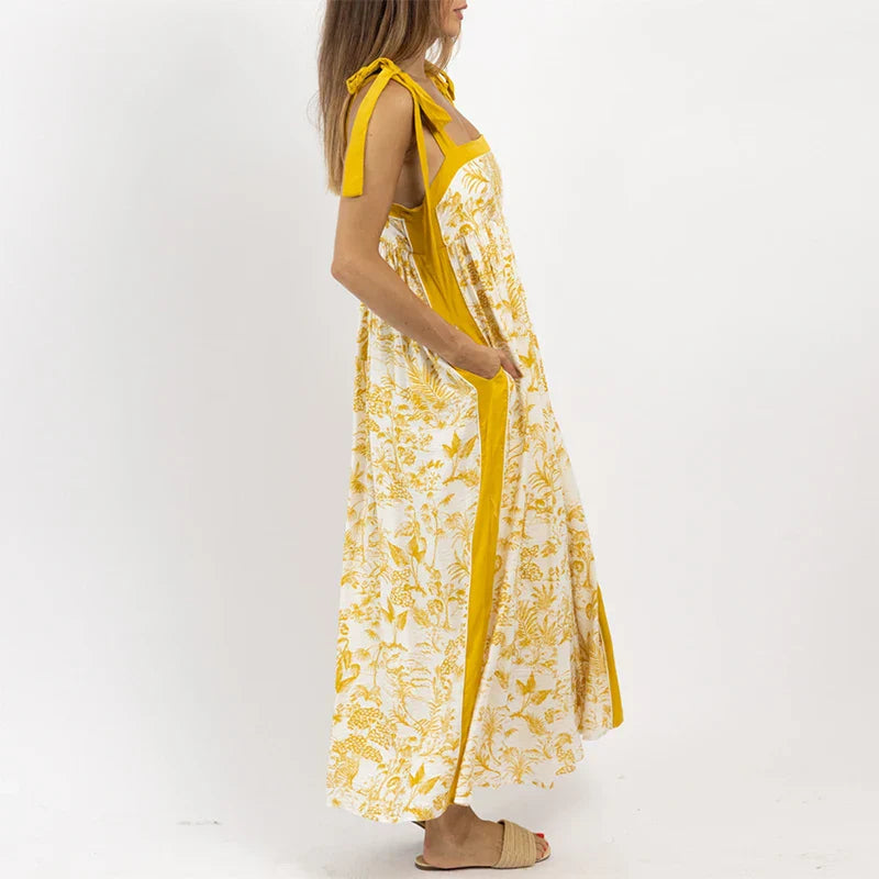 Zomerjurk Bloemenprint Vrouwenjurk Aloha Stijl