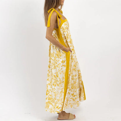 Zomerjurk Bloemenprint Vrouwenjurk Aloha Stijl