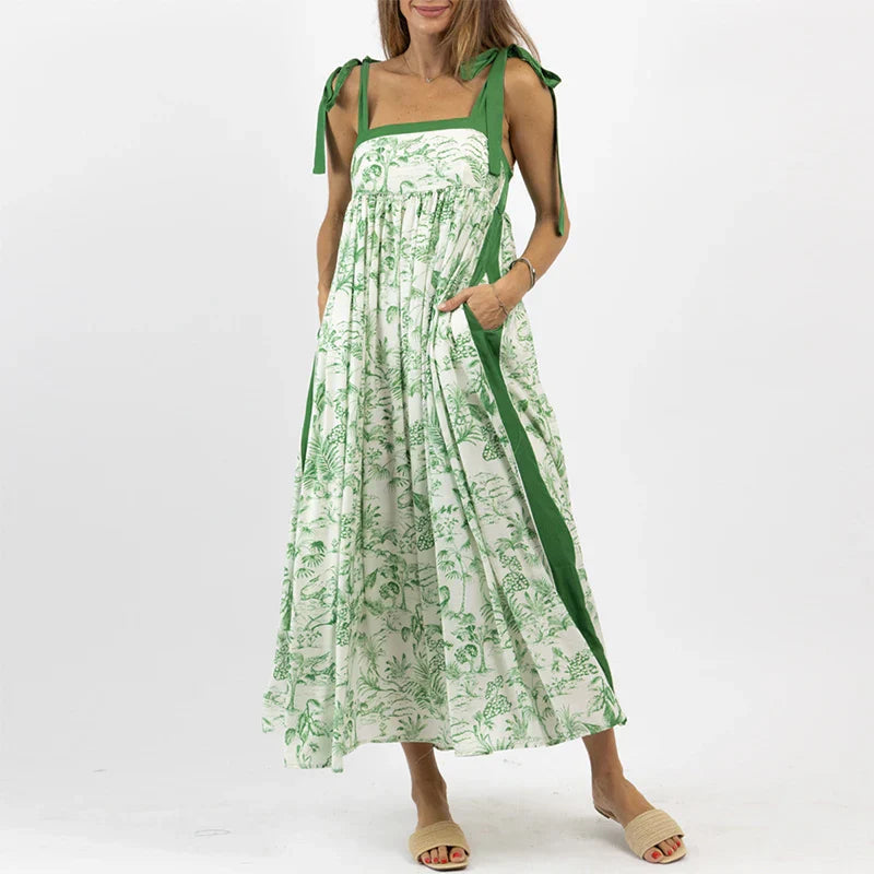 Zomerjurk Bloemenprint Vrouwenjurk Aloha Stijl