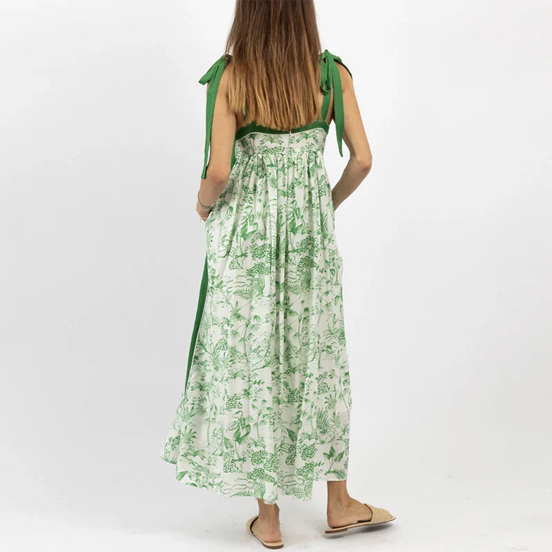 Zomerjurk Bloemenprint Vrouwenjurk Aloha Stijl