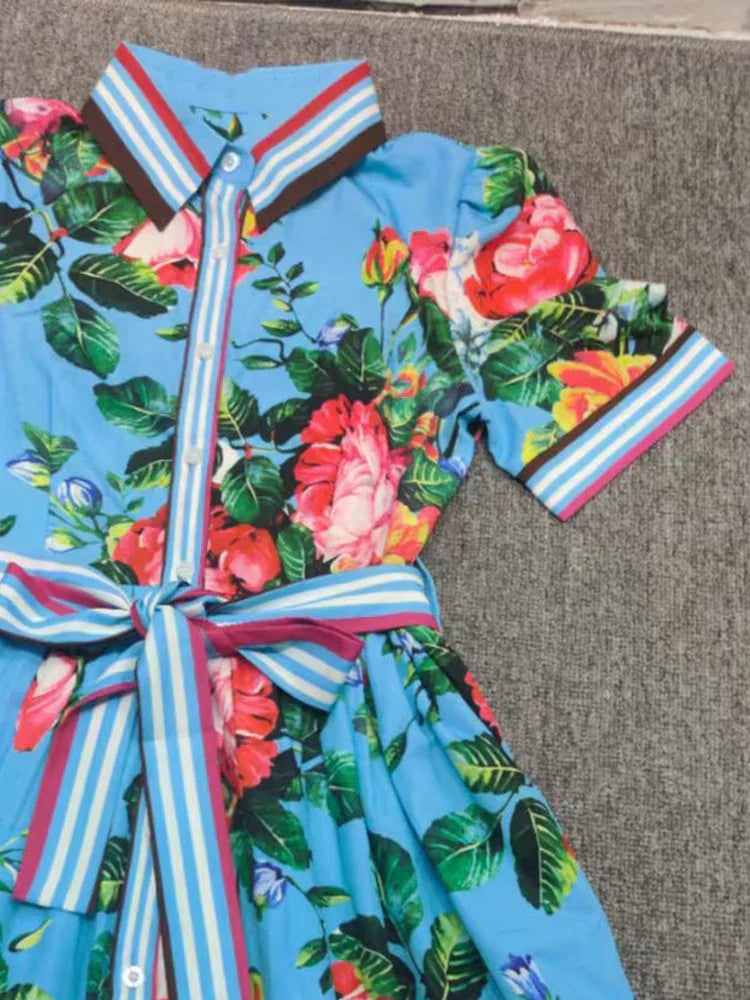Zomerjurk Prisma Print Vrouwelijke Jurk