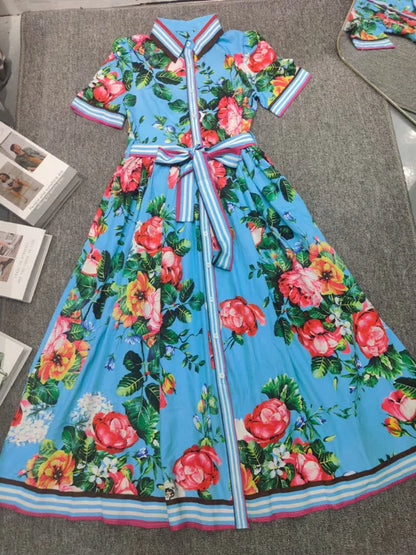 Zomerjurk Prisma Print Vrouwelijke Jurk